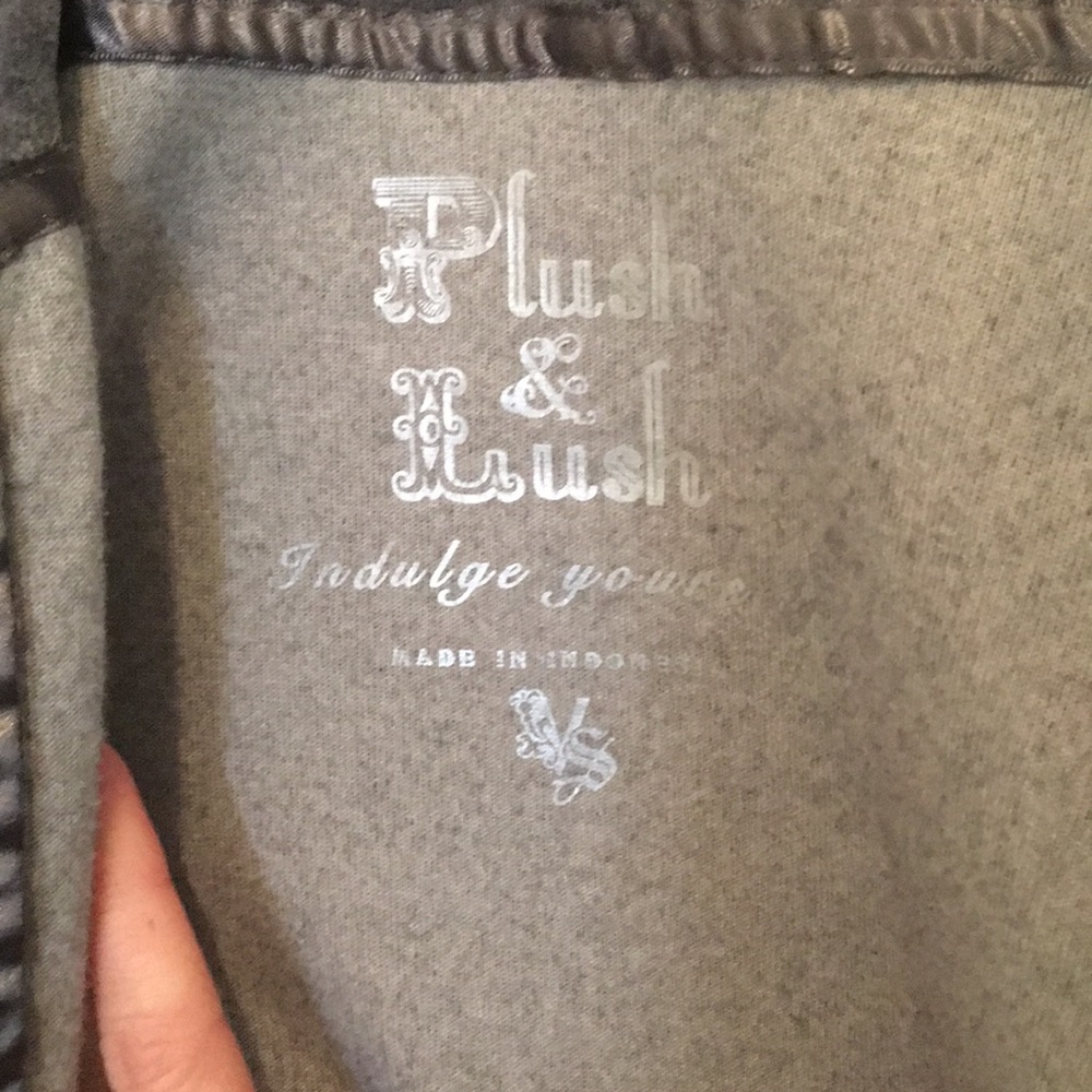Gray Velour Track Jacket - Picture 3 of 4